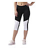 Reebok Capri Workout Ready - Fitnesshose 3/4-Schnitt - Damen, Black/White