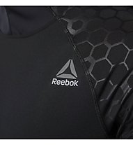 Reebok Hex Reflective Scuba Hood - maglia fitness - uomo, Black