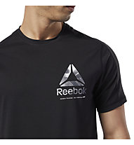 Reebok One Series Training Speedwick Graphic - T-Shirt - Herren, Black