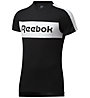 Reebok TE Linear Logo SS Graphic - T-Shirt - Herren, Black