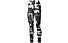 Reebok Workout Ready MYT New AOP - pantaloni fitness - donna, Black/White