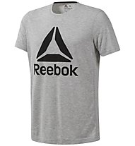 Reebok WOR Supremium Graphic - T-shirt fitness - uomo, Grey