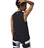 Reebok Workout Ready MYT Muscle - top fitness - donna, Black/White