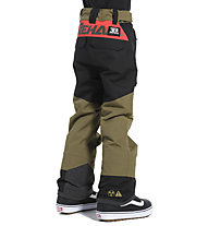 Rehall Carlton Jr - pantaloni da sci - bambino, Black/Green