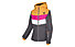 Rehall Hester-R - giacca da sci e snowboard - bambina, Dark Green/Orange