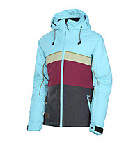 Rehall Spear - giacca snowboard - bambina, Light Blue/Grey