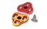 RFR Look Keo 7° - Cleats Rennrad, Yellow/Red