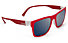 rh+ Corsa 1 - occhiali da sole sportivi, Red/White