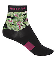 rh+ Fashion Sock 10 - Radsocken, Black/Green