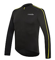 rh+ Prime EVO LS - maglia a maniche lunghe bici - uomo, Black/Fluo Yellow