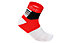 rh+ Zeta Sock 9 Fahrradsocken, Red/White/Black