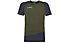 Rock Experience Merlin Ss M - T-shirt - uomo, Dark Green/Grey
