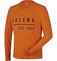 Salewa BINNE CO M L/S TEE, Orange