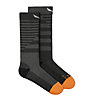 Salewa Fanes Hybrid Stripes - lange Socken - Herren, Dark Grey/Orange