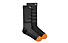 Salewa Fanes Hybrid Stripes - lange Socken - Herren, Dark Grey/Orange
