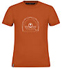 Salewa Graphic Dry S/S K - T-shirt - bambino, Orange/White