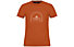 Salewa Graphic Dry S/S K - T-shirt - Kinder, Orange/White