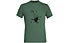 Salewa Illustration Dry M S/S - Trekking-T-Shirt - Herren, Green