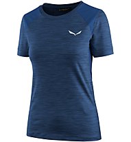 Salewa Pedroc Hybrid - T-shirt trekking - donna, Blue