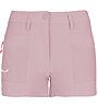 Salewa Puez DST W Cargo - pantaloni corti trekking - donna, Pink/White/Red