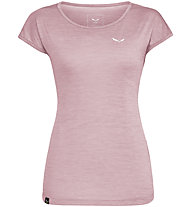 Salewa Puez Melange Dry - T-Shirt Kurzarm - Damen, Pink/White