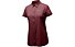 Salewa Puez Minicheck Dry - camicia a maniche corte - donna, Dark Red
