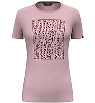 Salewa Pure Box Dry W - T-shirt - donna, Pink/Dark Red