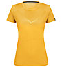 Salewa Pure Eagle Sketch AM W - T-Shirt - Damen, Yellow/White