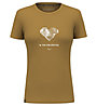 Salewa Pure Heart Dry W - T-shirt - donna, Brown/White