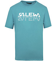 Salewa Reflection Dri-Rel M Tee - T-Shirt - Herren, Azure/White