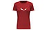 Salewa Solid Dri-Release - T-shirt trekking - donna, Red/White