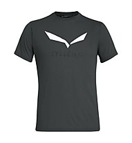 Salewa Solidlogo Dri-Release - T-Shirt Bergsport - Herren, Dark Grey/White