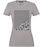 Salewa W Graphic 2 S/S - T-shirt - donna, Grey/Dark Grey/White