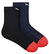 Salewa Wildfire Am/Hemp W - Kurze Socken - Damen, Black/Blue