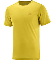 Salomon Cosmic Crew SS - Herren-Running-T-Shirt, Yellow