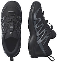 Salomon XA PRO V8 CSWP J - scarpa trail running - bambino, Black