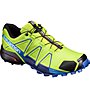 Salomon Speedcross 4 - scarpe trail running - uomo, Lime/Blue