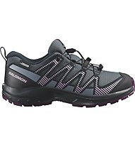 Salomon XA PRO V8 WP J - scarpe trail running - bambino, Dark Blue/Violet/Black