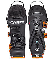 Scarpa 4-Quattro SL - Freeride Skischuhe, Black/Orange