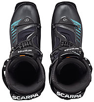 Scarpa F1 XT - scarpone scialpinismo, Black/Light Blue