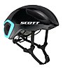 Scott Cadence Plus - casco bici, Black/Light Blue