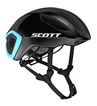 Scott Cadence Plus - Radhelm, Black/Light Blue