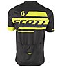 Scott Maglia bici RC Team 10 S/SL Shirt, Black/Sulphur Yellow