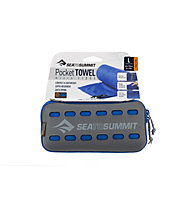 Sea to Summit Pocket Towel - asciugamano, Dark Blue (L)