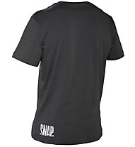 Snap Logo - T-Shirt - Herren, Black