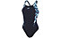 Speedo Hyperboom Splice Muscleback - costume intero - donna, Black/Blue