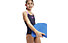 Speedo Medley Logo Medalist - costume intero - bambina, Blue/Pink
