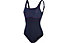Speedo Shaping ContourEclipse Printed - costume intero - donna, Dark Blue/Violet