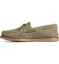 Sperry Top Sider A/O 2 Eye Barca Suede - sneakers - uomo, Green