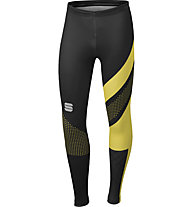 Sportful Apex Tight - pantaloni sci di fondo - uomo, Yellow/Black
